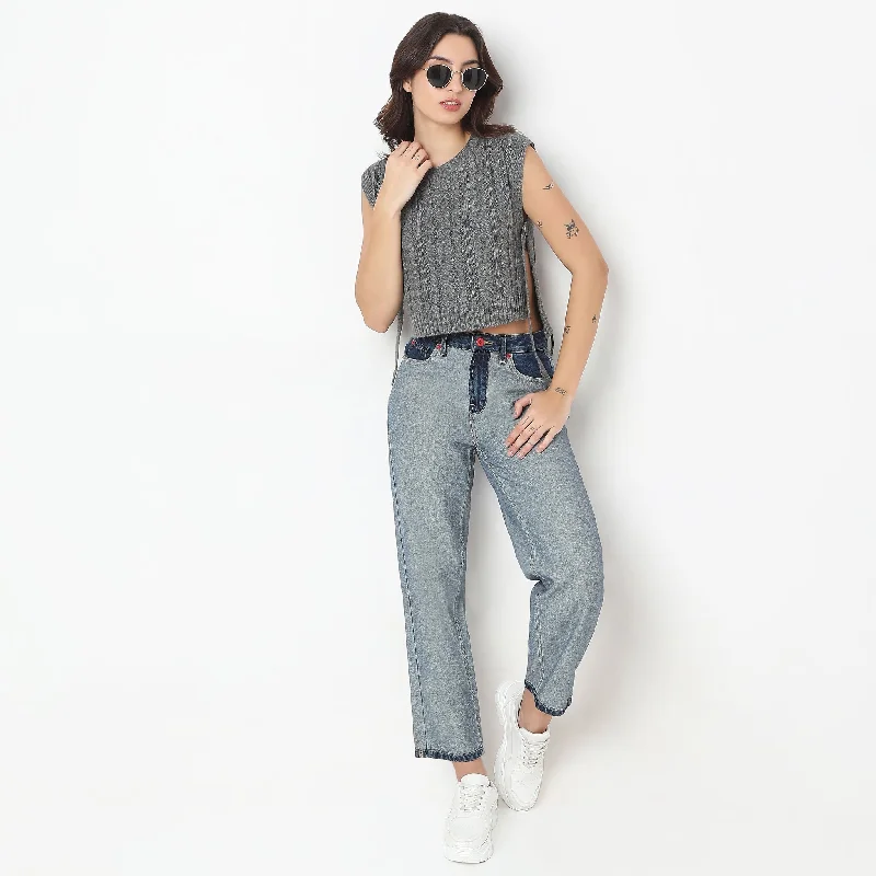 Beautiful Romance Solid Ribbed Hem Knit Vest