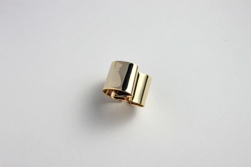 Warm Winter Series CABO | Mermaid's Tail Collection | 1 Curl Metal Ring | Gold