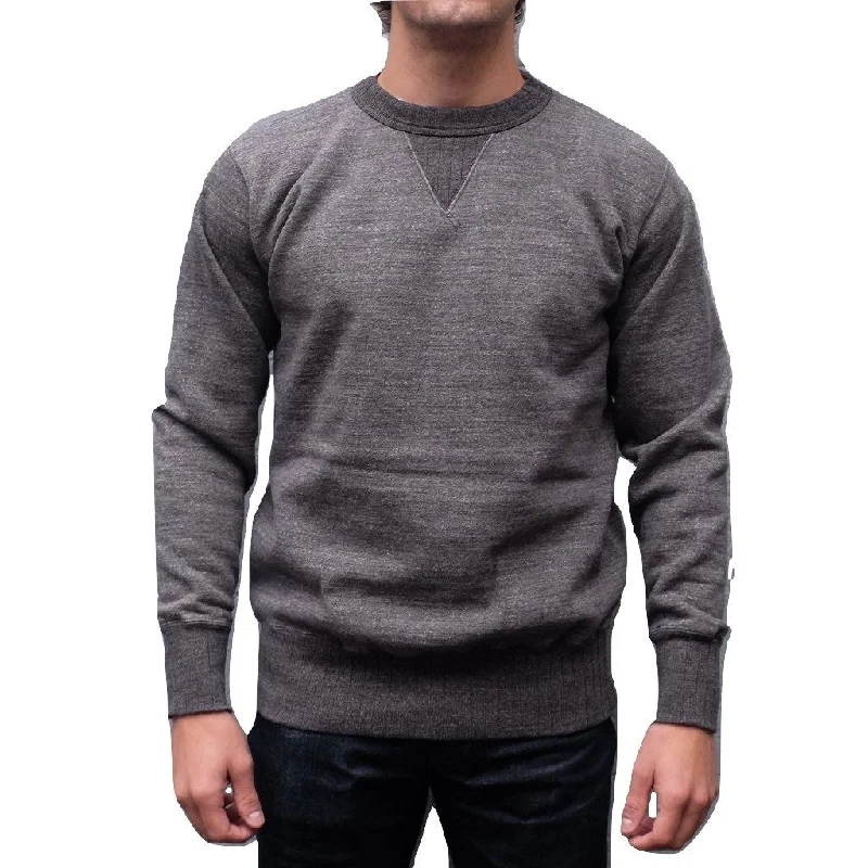 [Pre-Order] Studio D'Artisan Suvin Gold Loopwheel Crewneck Sweatshirt (Heather Black)