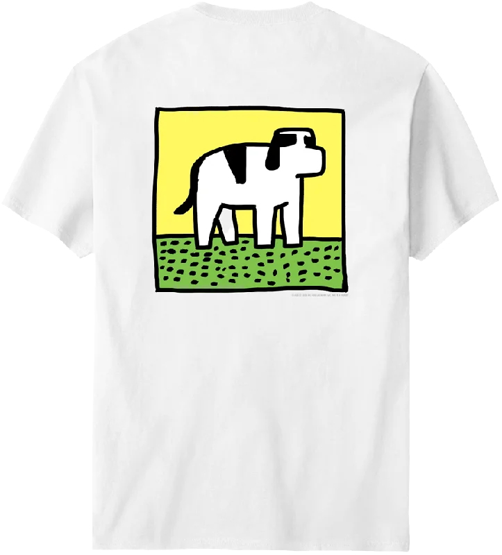 Trendy Items Hair-ing Dog On Lawn T-Shirt