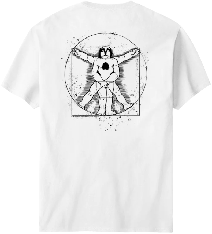 High-end Design Dog Vinci Vitruvian Dog T-Shirt