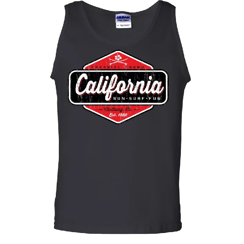 Elegant Comfort California Paradise Found Asst Colors Tank Top