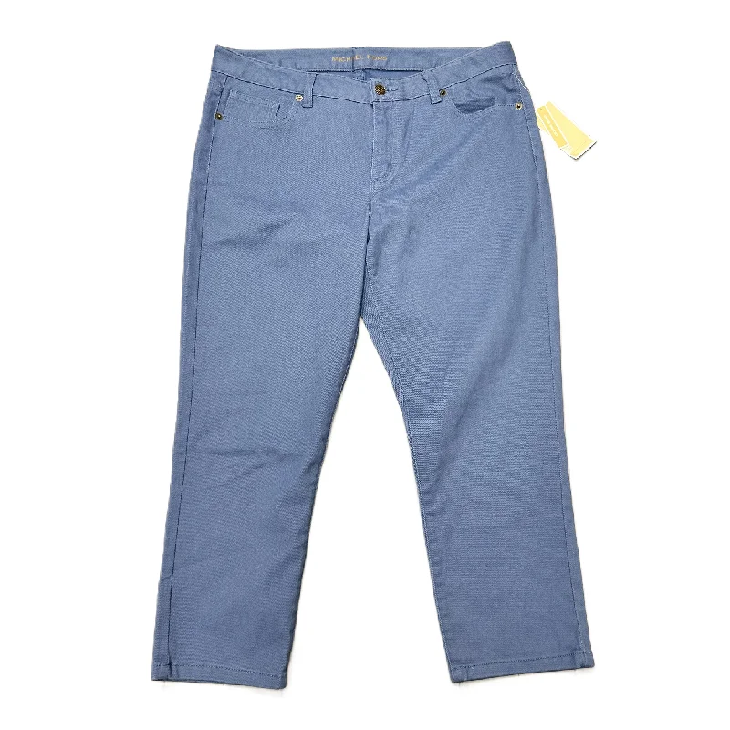 Casual Elegance Blue Denim Jeans Designer By Michael Kors, Size: 10