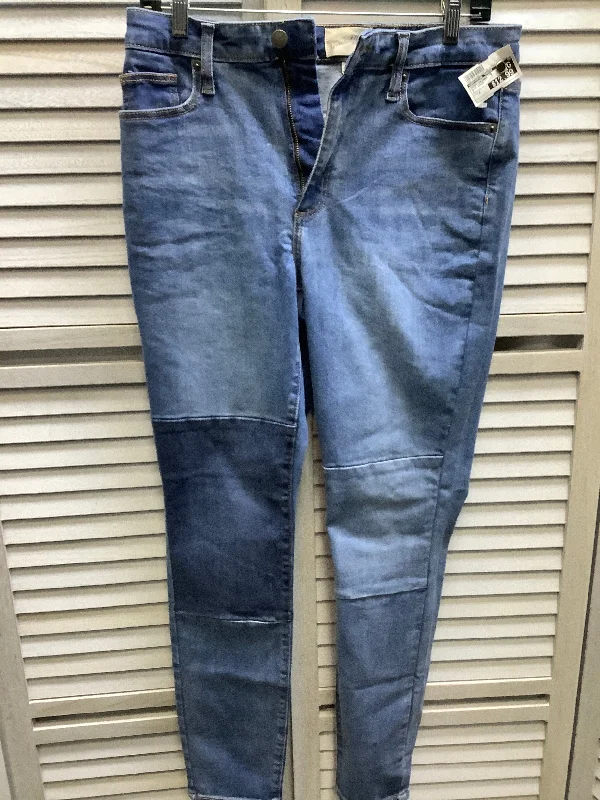 Unique Fashion Blue Denim Jeans Skinny Universal Thread, Size 8