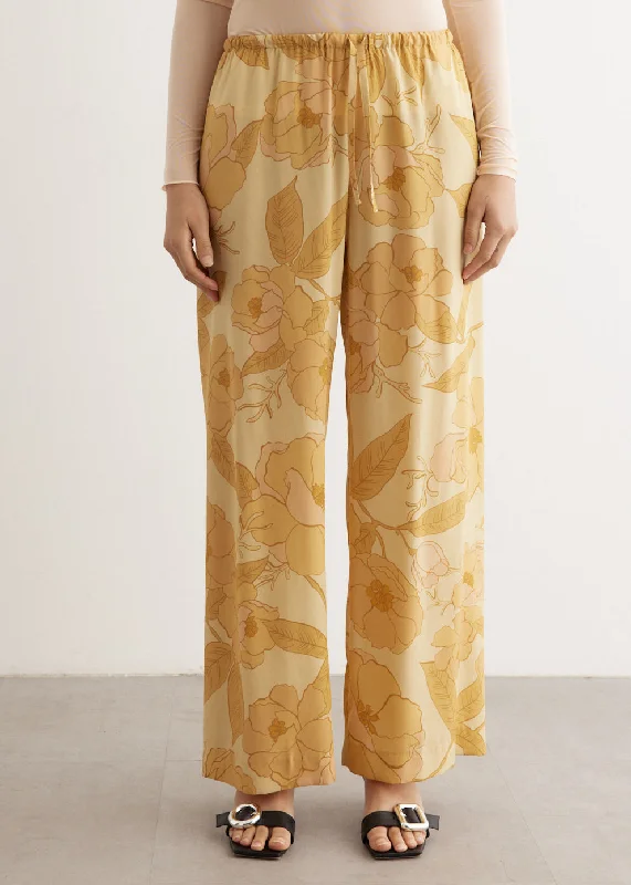Slightly Flared Design Puvis Bis Pants