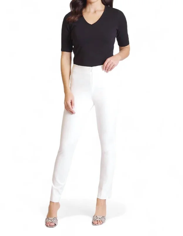 Leisure Travel Jasmine Pant In White