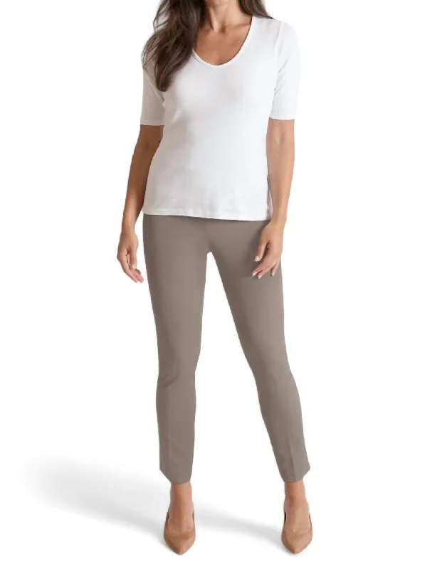 Minimal Style Lisa Pant In Stone